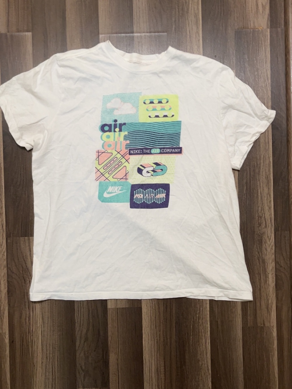 NIKE Air Mens XXL White Shirt